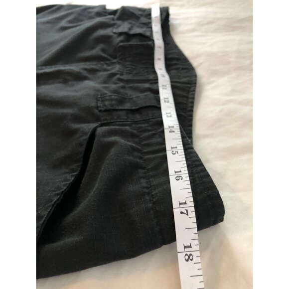 Tactical Pants Men's Cargo Pants 34/32 Black Rip-stop Fabric Adjustable Velcro - Picture 7 of 8